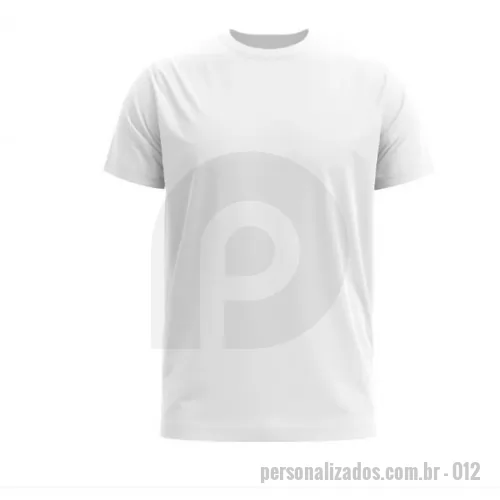Camiseta personalizada - Camiseta Preta Malha PV Manga Curta Gola Redonda