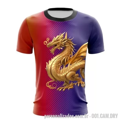 Camiseta personalizada - Camisetas Dry Fit, Sublimadas