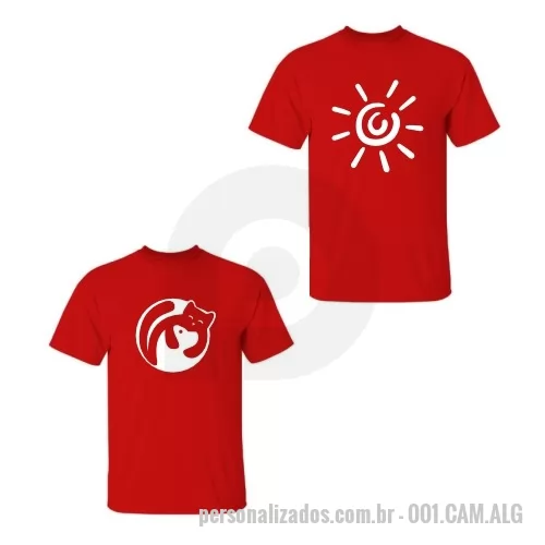 Camiseta personalizada - Camiseta em Algodão. Personalização Serigrafia, DTF ou Tranfer Litográfico para qtdes altas