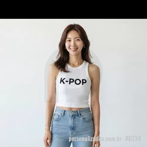 Camiseta regata personalizada - 