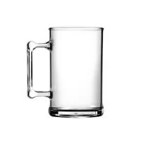 Com ótima área para personalização de logomarca, a caneca acrílica para personalizar é transparente e tem capacidade de 500 ML.