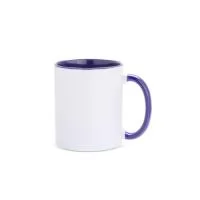 Caneca cerâmica de 330ml branca, ideal para sublimação.