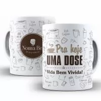 Caneca de cerâmica