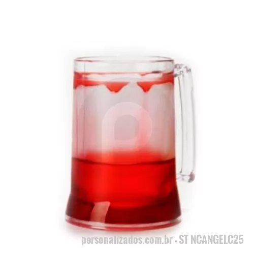 Caneca de chopp personalizada - Canecas para Brindes com Gel Térmico, com boa variedade de cores, resistente e amplo espaço para a personalização da logomarca esse modelo está disponível na capacidade de 350 ml