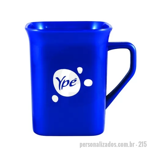 Caneca personalizada - Capacidade 250ml. Caneca Quadrada com design exclusivo Grupo BB. Fabricado em Plástico Premium (PP) atóxico, cores vivas, acabamento impecável e resistente a microondas e máquina de lavar capacidade de 250 ml.