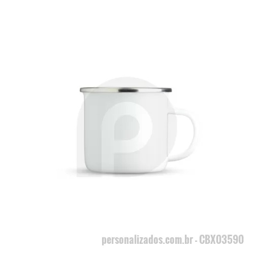 Caneca personalizada - Caneca Personalizada - CBX03590 - Caneca em inox de 370?ml, ideal para bebidas quentes ou frias. Seu material em aço inox garante durabilidade e mantém a temperatura da bebida por mais tempo. Com design moderno e acabamento polido, é resistente a impactos e fácil de limpar. Perfeita para uso diário em casa, escritório ou como brinde corporativo.  Capacidade: 370?ml  Altura: 8?cm  Diâmetro: 11,1?cm  Circunferência: 25,7?cm  Área para gravação: 5?cm x 3?cm  Peso aproximado: 134?g - 176070 - Caneca