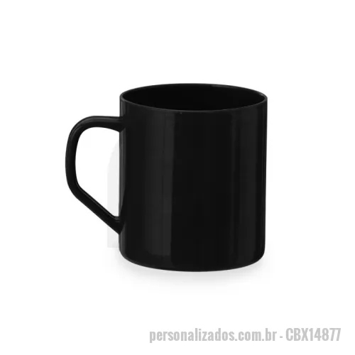 Caneca personalizada - Caneca Personalizada - CBX14877 - Caneca plástica 400?ml com design tradicional e minimalista, perfeita para o dia a dia. Leve e resistente, ela suporta bebidas quentes ou frias como água, chá, café, sucos e mais. Compatível com micro-ondas e lava?louças, oferece praticidade total sem preocupações. Seu formato ergonômico facilita o manuseio e a área de gravação ampla permite personalização.  Capacidade: 400?ml  Altura: 9,4?cm  Diâmetro externo: 11,4?cm  Circunferência: 26,7?cm  Diâmetro interno (bocal): 8?cm  Área para gravação: 9?cm x 10?cm  Peso aproximado: 48?g - 176072 - Caneca