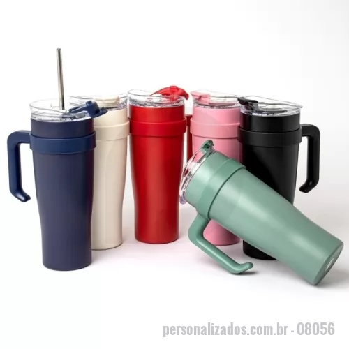 Caneca personalizada -  Caneca Térmica 1,2L - 27,5 x 8,2 x 31,8 cm
