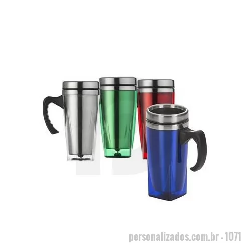 Caneca personalizada personalizada - Caneca personalizada confeccionada em acrílico é o brinde personalizado que agrada sempre. Perfeita para a utilização em casa ou no escritório, seu cliente vai lembrar de você toda vez que ver a sua logo na caneca. É o brinde que todos amam.
