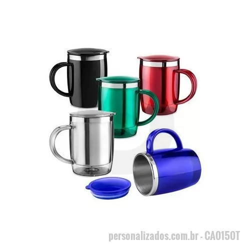Caneca personalizada personalizada - Caneca personalizada com design moderno é um brinde personalizado perfeito para presentear seus funcionários.