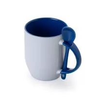 Caneca de Ceramica para Brindes, Capacidade 350 ml, Peso 337 gramas, Medidas 10,5 cm x 11,5 cm x 26,9 cm