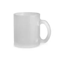 Caneca confeccionada em vidro com acabamento fosco, capacidade de até 340 mL e fornecida em caixa presente. A superfície acetinada confere uma aparência delicada e permite que a tonalidade da bebida apareça de maneira sutil, criando um efeito visual 