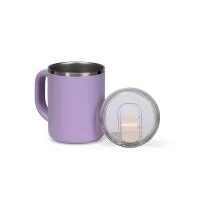 Com design delicado e estrutura pensada para o uso diário, esta caneca de 450ml combina parede dupla, interior em inox 304 e revestimento externo em PP para oferecer praticidade em cafés, chás e outras bebidas. A tampa de pressão em AS, com protetor 