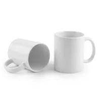 Caneca Porcelana Branca 300 ml  8cmx9,5cmx12cm