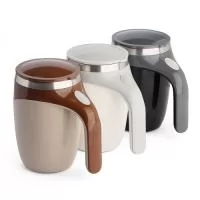 Caneca Plástica com Mixer em Aço Inox