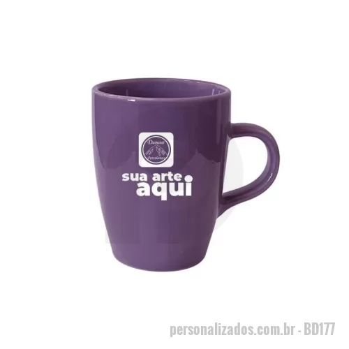 Caneca porcelana ou cerâmica ou vidro personalizada - Caneca de porcelana. 230ml Medidas aproximadas: ø 8cm x 9,5cm Alt.