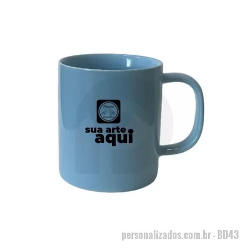 Caneca porcelana ou cerâmica ou vidro personalizada - Caneca de porcelana. 300ml Medidas aproximadas: ø 8,5cm x 9,5cm Alt.