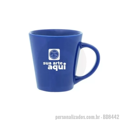 Caneca porcelana ou cerâmica ou vidro personalizada - Caneca de porcelana. 250ml Medidas aproximadas: ø 8,5cm x 9cm Alt.