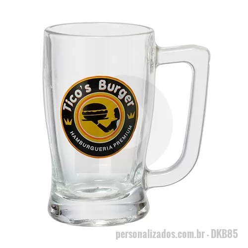 Caneca porcelana ou cerâmica ou vidro personalizada - Caneca de Chopp Taberna 340ml