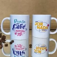 Caneca porcelana ou cerâmica ou vidro