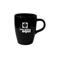 Caneca de porcelana. 230ml Medidas aproximadas: ø 8cm x 9,5cm Alt.