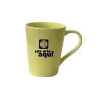 Caneca de porcelana. 250ml Medidas aproximadas: ø 8cm x 9,5cm Alt.