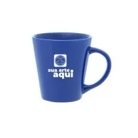 Caneca de porcelana. 250ml Medidas aproximadas: ø 8,5cm x 9cm Alt.