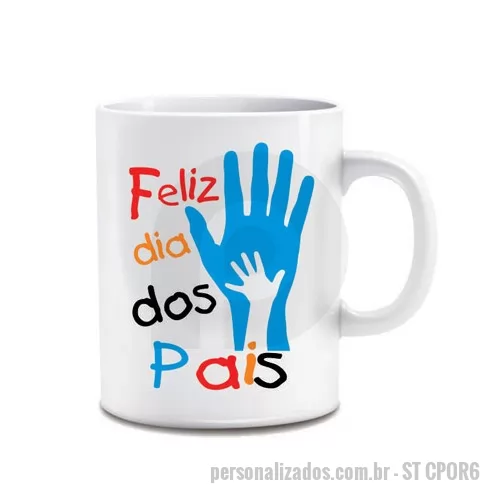 Caneca porcelana personalizada - Canecas de Porcelana Promocionais, Cor Branca, Materia Prima Porcelana, Capacidade 300 ML, Altura 9,0 cm, Diâmetro 8,0 cm, Peso 440 gramas, Impressão Sem limite de Cores