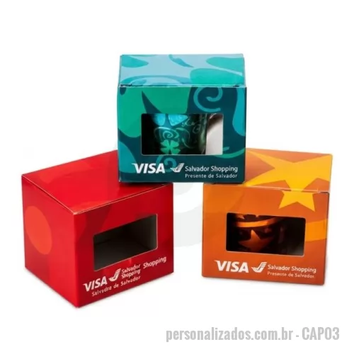 Caneca porcelana personalizada - Caneca Conica 330ml 