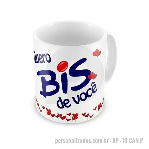 Caneca porcelana personalizada - Caneca de cerâmica branca de 320 ml. Gravação em uv cromia - arte livre sem limite de cores.