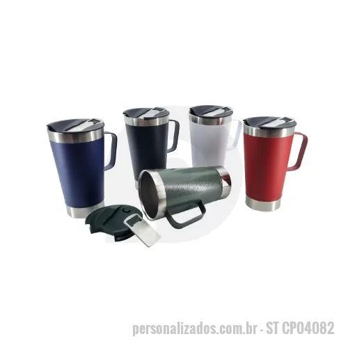 Caneca térmica personalizada - Caneca Termica para Cerveja Personalizada