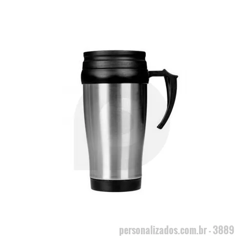 Caneca térmica personalizada - Caneca de inox personalizada é o brinde personalizado certo para agradar seus melhores clientes. De excelente apresentação, é o brinde personalizado que agrada todos.