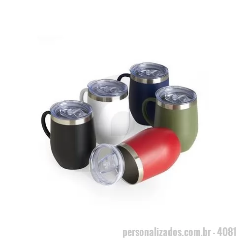Caneca térmica personalizada - Caneca térmica personalizada é um brinde personalizado perfeito para presentear clientes especiais.