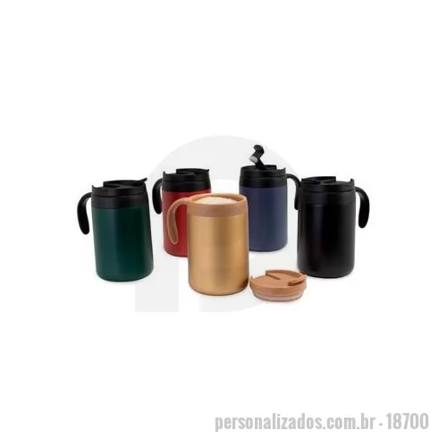 Caneca térmica personalizada - Caneca térmica personalizada com sua logomarca é o brinde personalizado que vai fazer enorme sucesso!