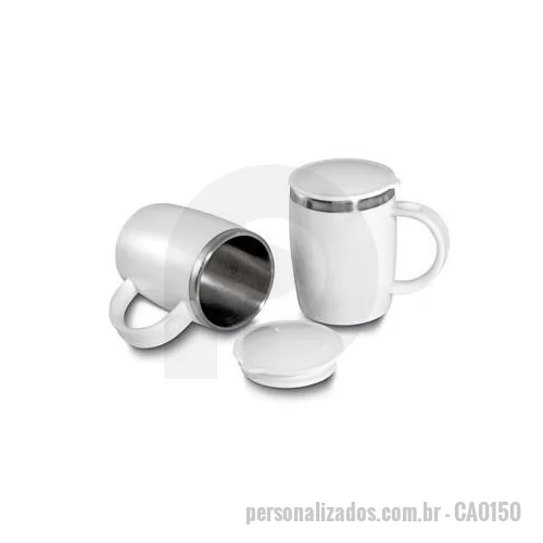 Caneca térmica personalizada - Caneca de metal personalizada é o brinde personalizado certo para agradar seus melhores clientes. De excelente apresentação, é o brinde personalizado que faz o maior sucesso.