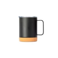 Caneca Térmica Inox 330ml – Compacta, Moderna e Eficiente  Descrição: Caneca térmica produzida em aço inoxidável com pintura eletrostática e fundo em cortiça. Conta com estrutura de parede dupla e vedação a vácuo, que auxiliam na conservação da temperatura de bebidas quentes ou frias por mais tempo. Possui tampa plástica com trava de segurança no bocal e capacidade total de 330ml.  Especificações: Altura: 11,8 cm Largura: 11,9 cm Circunferência: 27,7 cm Área de gravação: 8 x 8 cm Peso: 302 g  Elegante e funcional, é perfeita para uso diário, escritório ou como brinde personalizado de alto padrão.