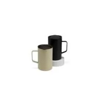 A caneca perfeita para saborear suas bebidas com estilo! Feita em inox, com parede dupla e capacidade de até 350 ml, possui um design moderno e suas cores foscas permitem uma fácil adaptação com os ambientes e decorações. Altura : 11,9 cm Largura : 1