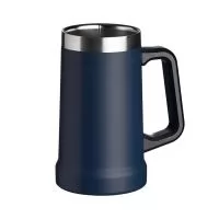 Com capacidade de 700ml, esta caneca térmica em inox com pegador plástico une visual marcante e praticidade para acompanhar bebidas geladas ou quentes em diferentes momentos do dia. Seu corpo resistente valoriza o acabamento moderno, enquanto a alça 