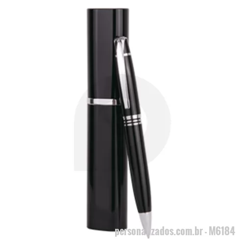 Caneta metálica personalizada - Caneta metálica e embalagem tubo de metal