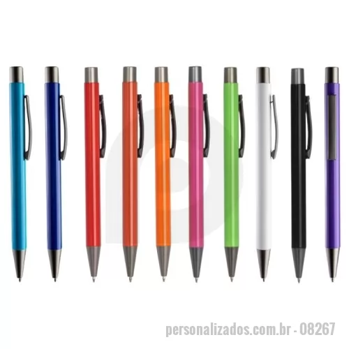 Caneta metálica personalizada - Caneta Metal