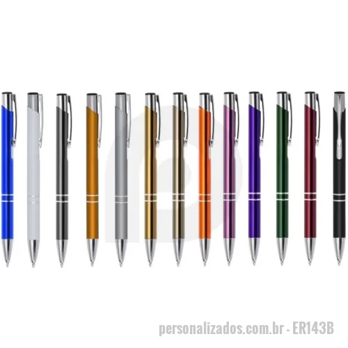 Caneta metálica personalizada - Caneta Metal