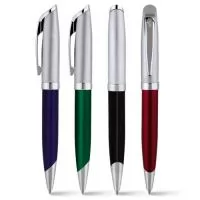 Fabricada em Alumínio de alta qualidade, a caneta promocional metálica personalizada possui carga de tinta azul. Com excelente custo benefício e grande apelo promocional, a caneta promocional metálica personalizada é o brinde ideal para eventos corpo