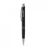 MARIETA METALLIC. Esferográfica em alumínio com clipe Esferográfica em alumínio com clipe de metal. Disponível numa variada gama de cores. Escrita em azul. ø11 x 139 mm
