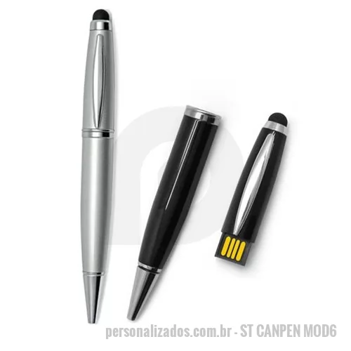 Caneta Pen Drive personalizada - Caneta Pen Drive para Brinde Personalizada