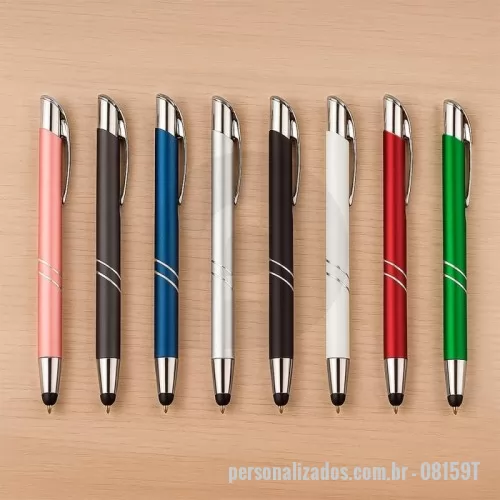 Caneta personalizada - Caneta Metal Touch
