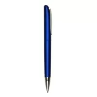 Caneta plástica com carga esferográfica azul e acionamento por clique no clipe.  Medidas aproximadas para gravação (CxL): Clip 3,9 cm x 1 cm  Tamanho total aproximado (CxL): 13,8 cm x 1,4 cm  Peso aproximado (g): 9
