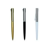 Caneta semimetálica com carga esferográfica azul e acionamento no clipe.  Largura: 1,9 cm Comprimento: 14,5 cm Medidas aproximadas para gravação(CxL): 6,2 cm x 0,8 cm Peso aproximado(g): 18