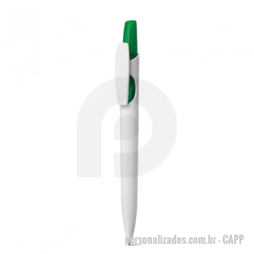 Caneta plástica personalizada - Caneta Plastica Promoção