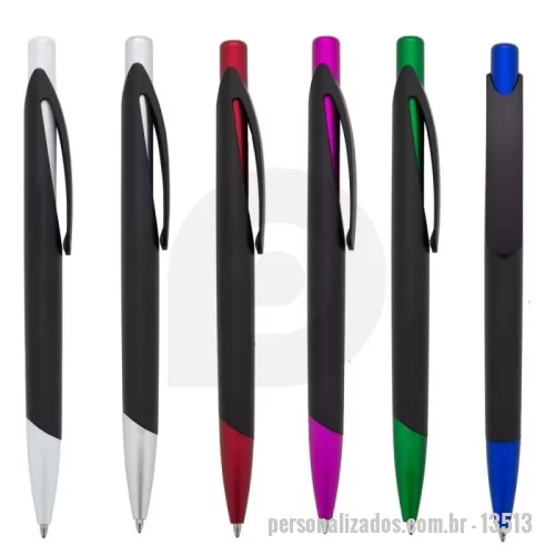 Caneta plástica personalizada - Caneta Plástica