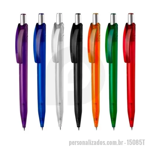 Caneta plástica personalizada - Caneta Plástica